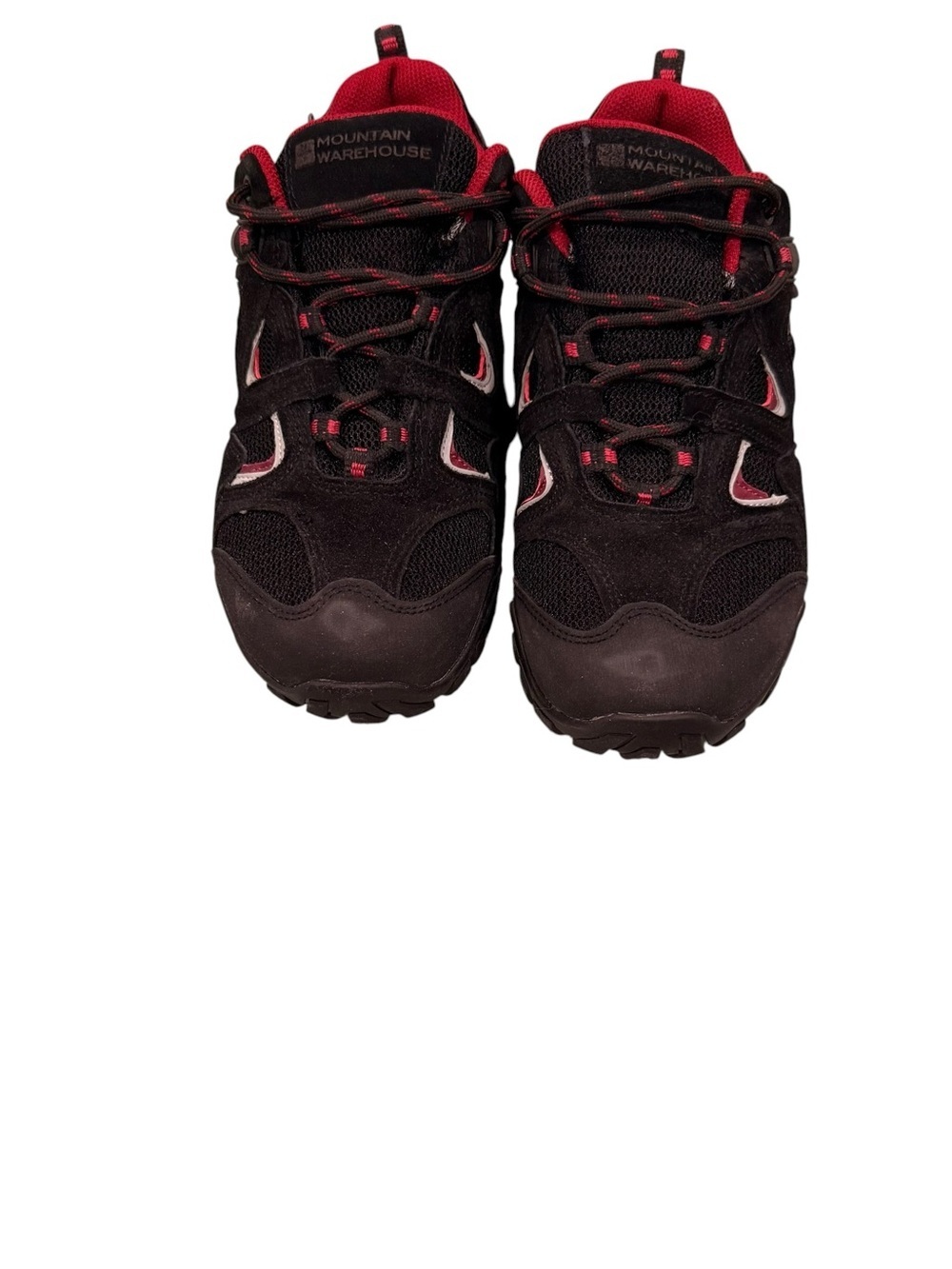 Mountain Warehouse Curlews Women's Waterproof Hiking Shoes Size 8 Black Red